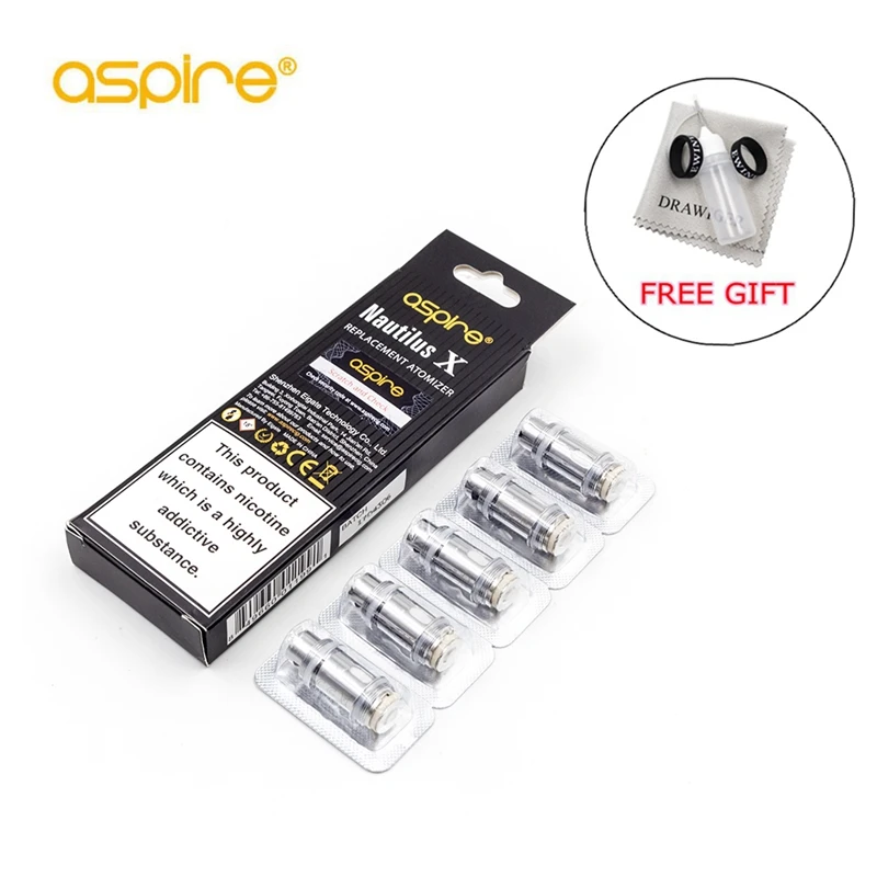 

Original Aspire Nautilus X Coil Electronic Cigarette Vape Replacement Coil evaporator for Nautilus X Atomizer Tank E Cigarette