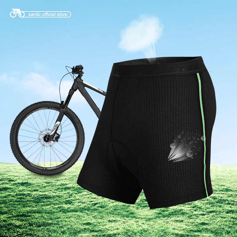 Buy Santic Men 3D Padded Coolmax Padded Cycling Briefs