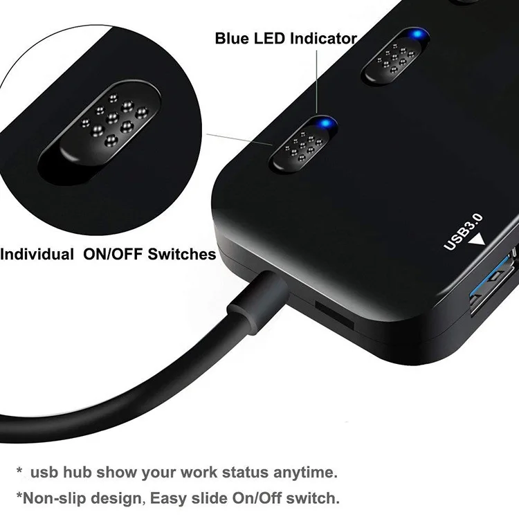 Быстрая зарядка USB 3 0 4 порта|USB-хабы| |