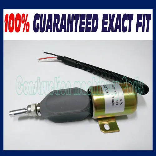 NEW SYNCHRO START SWITCH SOLENOID FUEL SHUTDOWN FOR KUBOTA APPLICATIONS 12 VOLT