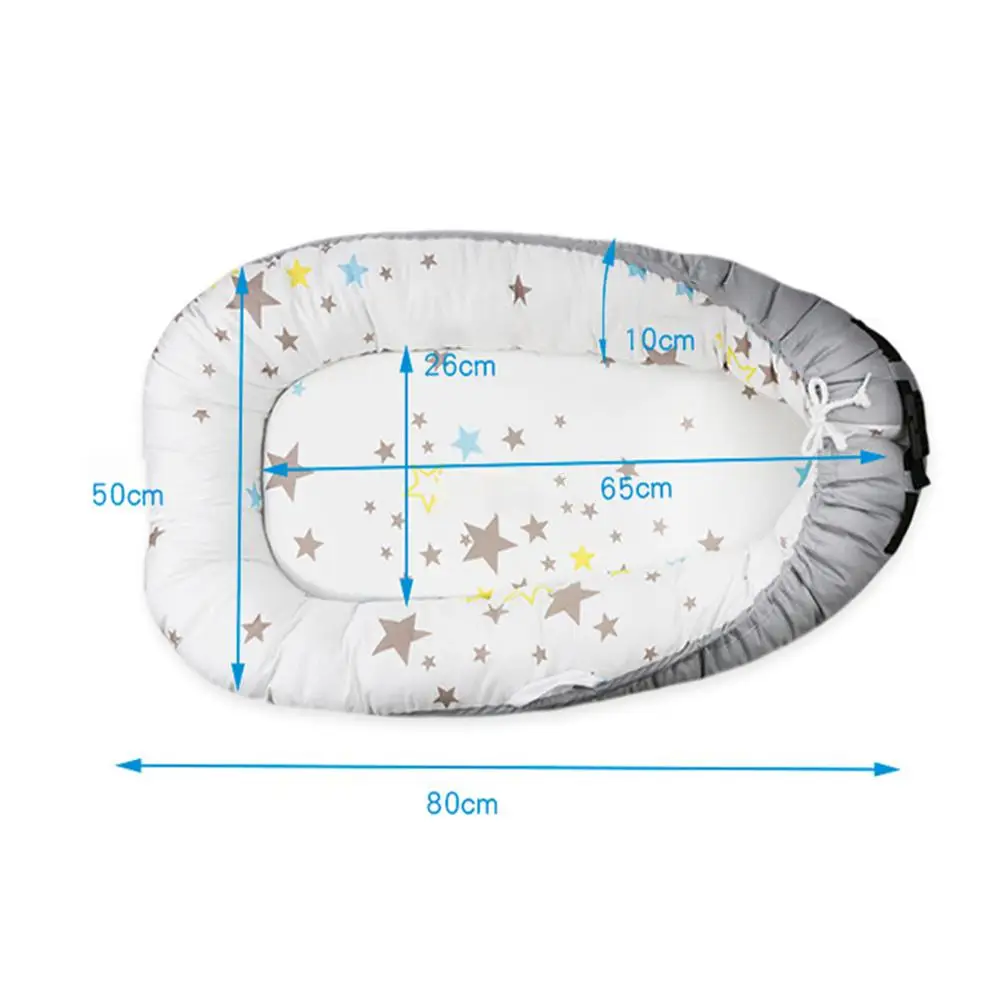 Детское гнездо бампер бионическая кровать портативная детская кроватка многофункциональная туристическая детская кроватка новорожденный Матрас хлопок Колыбель