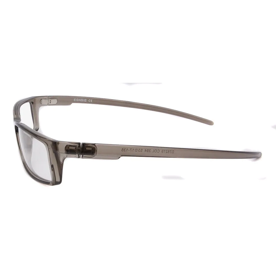 Goede TR90 Plastic Titanium Vierkante Vintage Mens Brilmonturen Ultralight Brillen Wrap Sportbrillen Voor Mannen Nerd Clear Lens