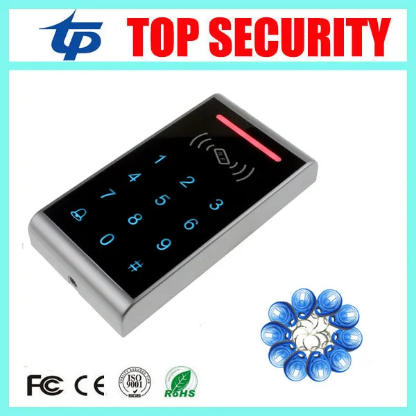 Smart card 125KHZ RFID ID card access controller waterproof touch keypad door access control panel ID card access control reader Smart card 125KHZ RFID ID card access controller waterproof touch keypad door access control panel ID card access control reader