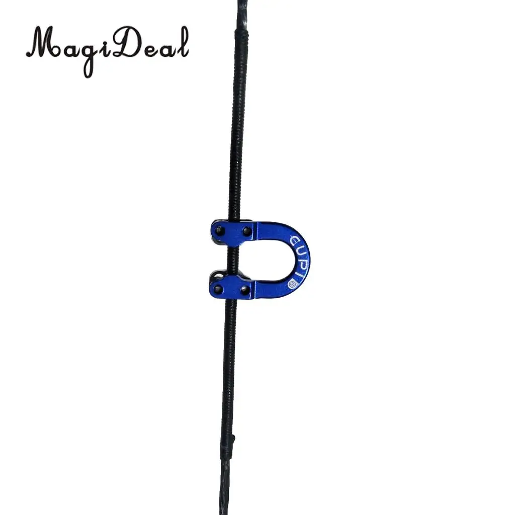 MagiDeal Metal D Loop Archery Release Bow String Nock D Loop Archery Accessory Black