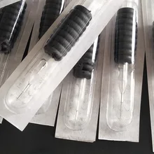 20 шт 3RL+ 20 шт 1RL резиновая силиконовая рукоятка иглы татуировки и наконечники трубки 19 мм 3/" одноразовые держатели с иглами для татуировки наконечники ручки с иглами