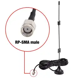 Tonton 2,4 ГГц антенна 7dBi с высоким коэффициентом усиления Omni wifi антенна магнитная база 3 м кабель RP SMA штекер разъем #1 wifi антенна-усилитель