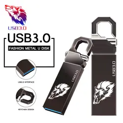 Мода металла usb flash 8 GB 16 GB флешки 32 ГБ, 64 ГБ и 128 ГБ usb 3,0 stick флэш-накопитель Бесплатная доставка cle usb