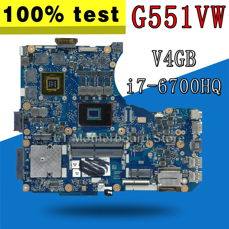 G551V motherboard I7 6700HQ 4GB For ASUS N551V G551V FX551V G551VW
