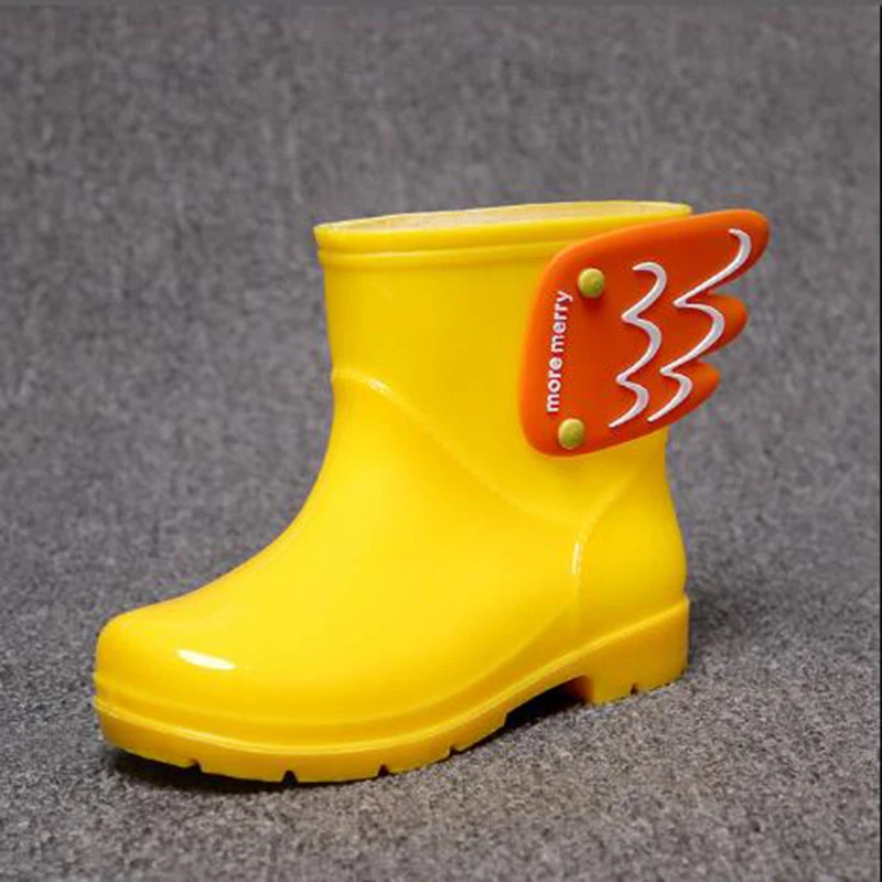 Koop RIAROSA meisjes laarzen zachte lederen PVC korte Wing Rivetboots meisjes Waterdicht en ademend pak voor 2 8 t