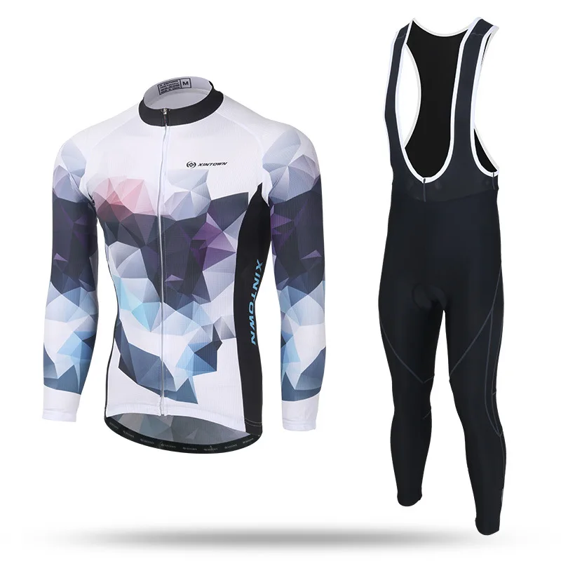 2018 MTB 8 видов стилей Лидер продаж Vélo комплекты Спортивная одежда с длинными рукавами зимняя флисовая Велосипедная форма Велоспорт