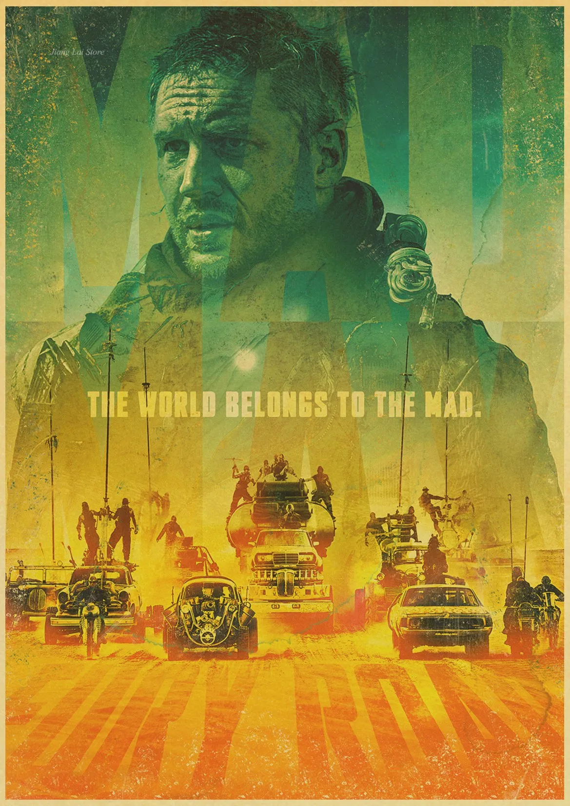 Фильм триллер Mad Max 4 винтажный бумажный плакат настенная живопись украшение дома 42X30 см 30X21 см
