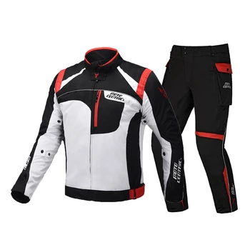 

MOTOCENTRIC Motorcycle Jacket Waterproof Moto Jacket + Motorcycle Pants Riding Racing Motorbike Clothing Moto Body Armor