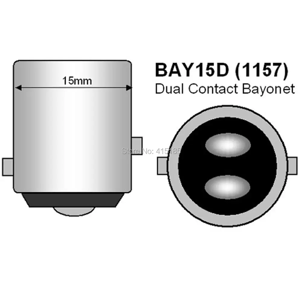 4 шт. Авто Canbus светодиодный 1157 BAY15D P21/5 Вт 30SMD 5050 цвет: желтый, Белый Красный 12V автомобиль BAZ15D P21/4 W фары заднего тормоза лампа