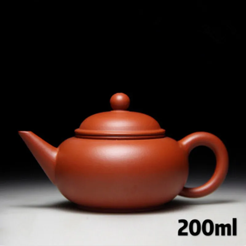 

[Bouns 3 Cups] Yixing Teapot Teapots 150ml Ceramic Chinese Handmade Kung Fu Set Purple Clay Tea Pot 200ml Zisha Porcelain Kettle
