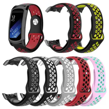 

7 Colors Silicone Replacement Smart Bracelet Wrist Strap For Samsung Gear Fit2 SM-R360 SM-R350 Gear Fit2 PRO