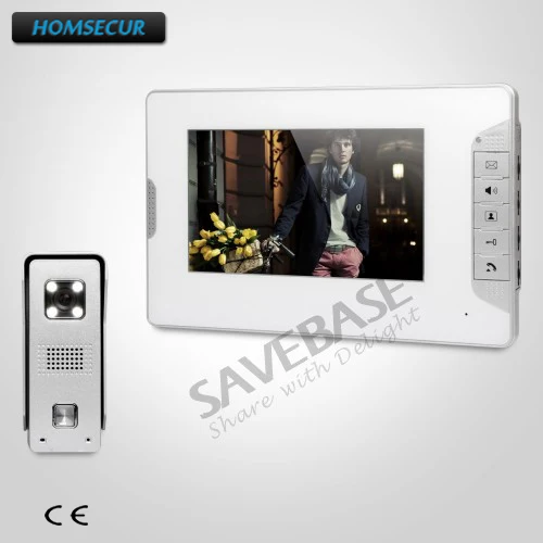 

HOMSECUR Shipping from Russia Warehouse 7inch Wired Video Door Entry Security Intercom+Video & Dual-way Audio Communication