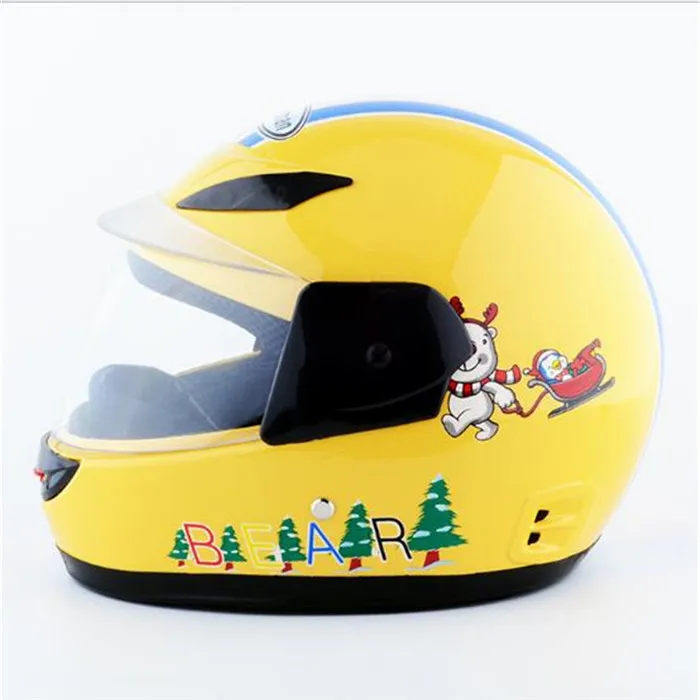 Детский шлем, Детский велосипедный мотоциклетный шлем, спортивный защитный лыжный шлем для мальчиков и девочек, детские Мультяшные защитные шлемы