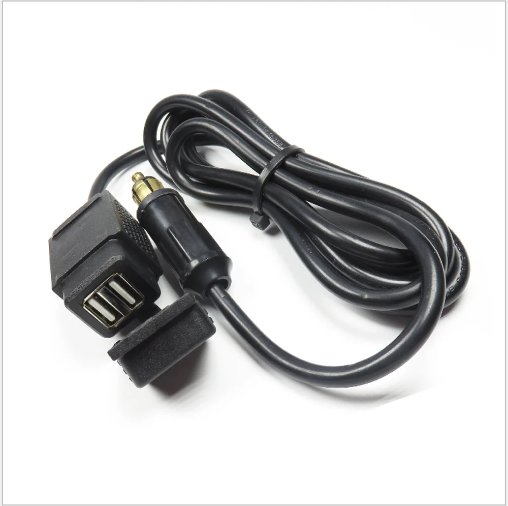 Быстрая зарядка + водонепроницаемое двойное зарядное устройство USB для мотоцикла