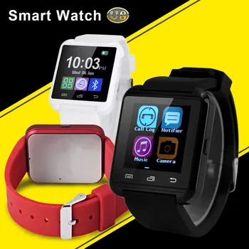 Bluetooth Smart Watch U8 Wrist Watch U8 SmartWatch For iPhone 4/4S/5/5S/6 and Samsung S4/Note/s6 HTC Android Phone Smartwatch