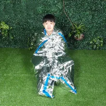 200*100 см алюминиевое фольгированное одеяло для экстренной помощи серебряное спасательное изоляционное одеяло s туристическая помощь для кемпинга безопасные инструменты для выживания