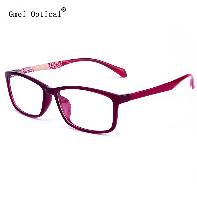 Gmei оптическая винтажная Ультралегкая TR90 полная оправа оптическая оправа для женщин и мужчин фирменный дизайн оптические очки по рецепту G6098