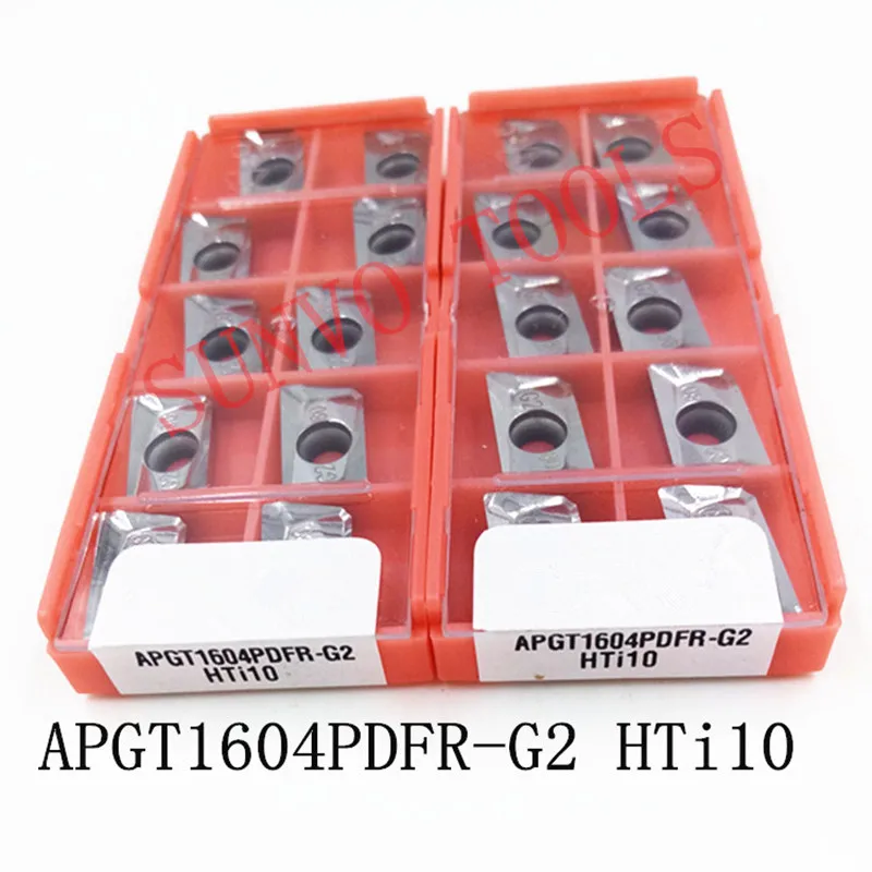 10 шт./компл. APKT1604 APKT1604PDER APKT1135 APKT1003 APKT1135PDER-MA/MA3 H01 APGT1604/APGT1135-G2 HTi01 R0.8 фрезерные пластины dfute