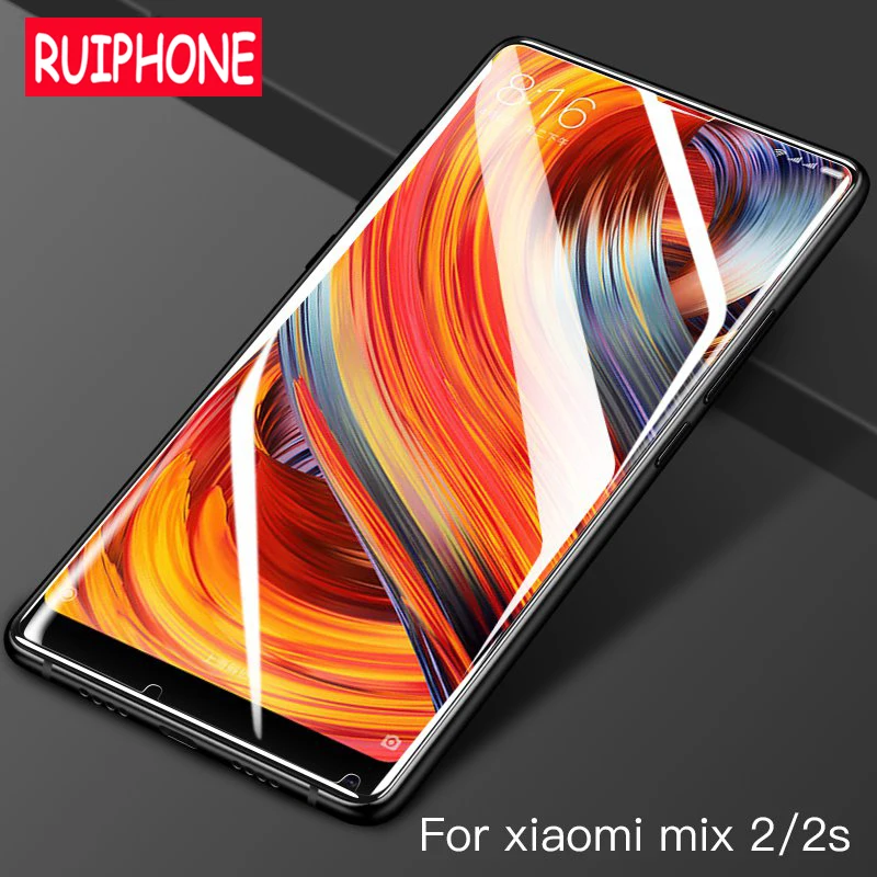 Закаленное стекло HD для Xiaomi Mi MIX 2 S полноразмерная Защитная пленка экрана