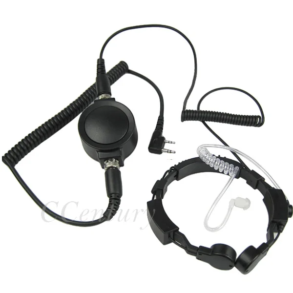 

Tactical Throat Vibration Throat Microphone Mic Headset for Two Way Radio Baofeng UV 5R UV-B5 B6 UV-5RTP UV-5RA Plus BIG PTT