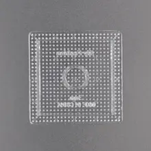 3 мм квадратных pegboards для мини perler бисер DIY образования детей игрушки