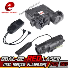 Элемент M3X Охота длинная версия и двойной пульт дистанционного управления для страйкбола тактические фонарик DBAL-D2 ИК лазерный DBAL-EMKII оружейный фонарь