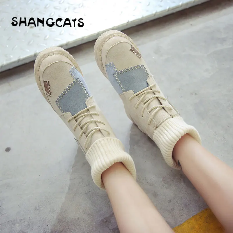 

winter shoes woman sneakers zapatillas mujer casual beige shoes high top winter canvas shoes fashion sneakers comfortable 2018