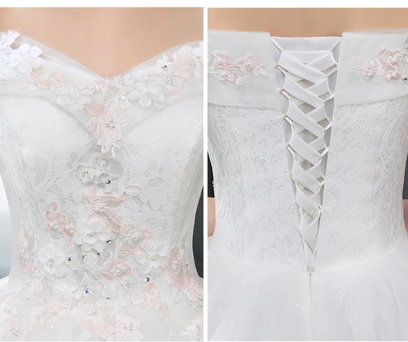 Clearance Ivory new arrive Boat neck Lace ball gown Appliques Flowers Short Sleeve formal bride dresses wedding dress 11 Clearance Ivory new arrive Boat neck Lace ball gown Appliques Flowers Short Sleeve formal bride dresses wedding dress 11