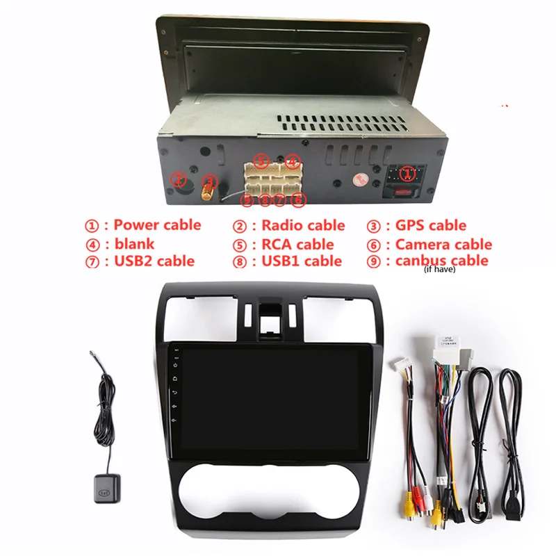 Perfect 9" 4G RAM 8 cores Android Car DVD GPS Navigation For Subaru Forester XV WRX 2013-2018 audio stereo car radio headunit wifi 5