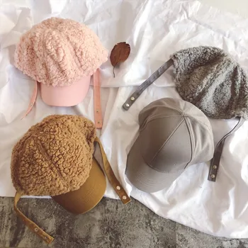 

2Pcs Hats One Set Fashion Baby Hat Autumn Winter Cap For Boys Girs Children Cap