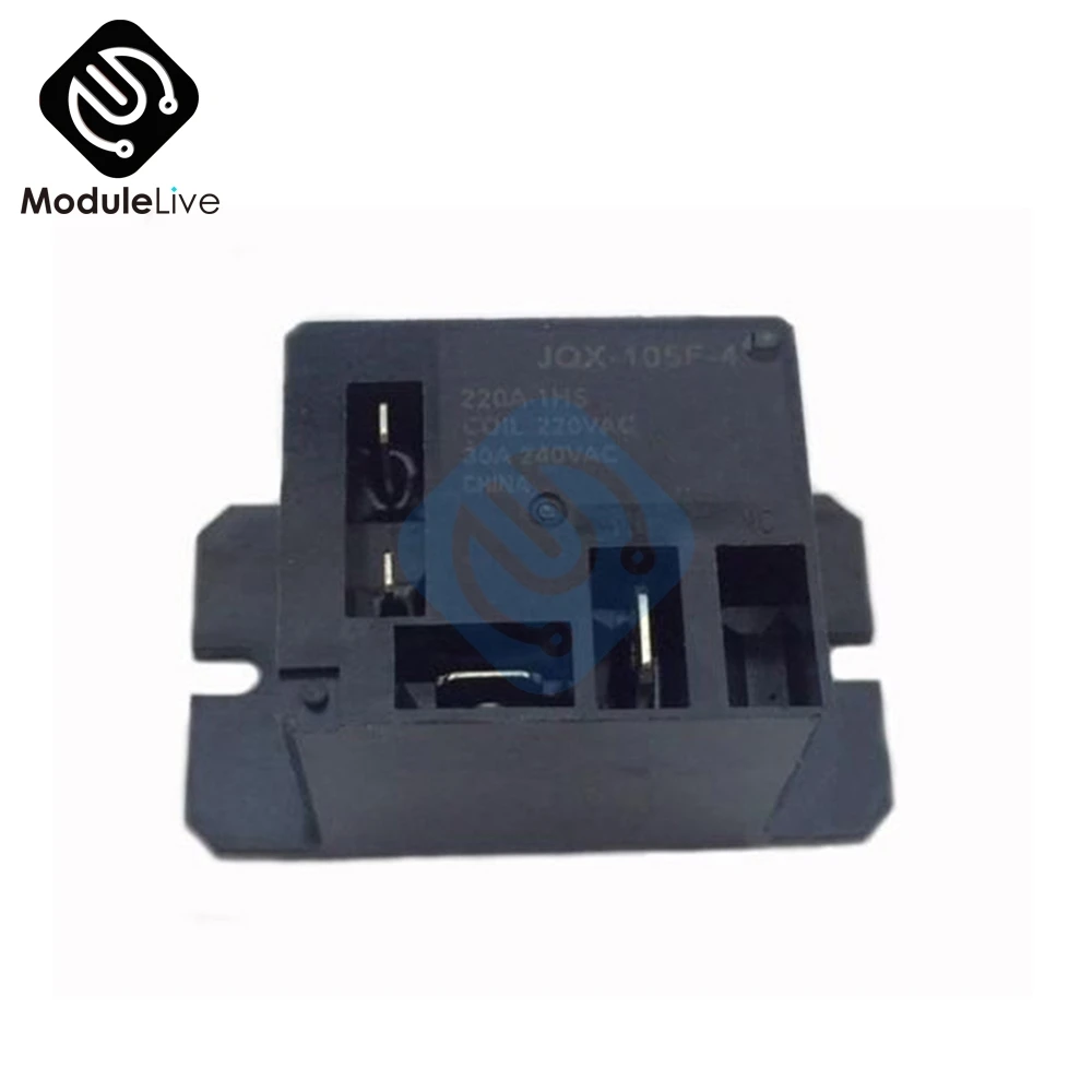 10PCS 12V relay 30A JQX-105F-1-012D-1HS HF105F-1-012D-1HS 4pin normally open