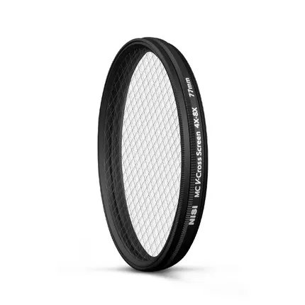 

NISI 67mm 72mm 77mm 82mm Star Filter MC V-Cross Screen Camera Filter Ultra-thin MC Switching 4 TO 8 Optical Glass