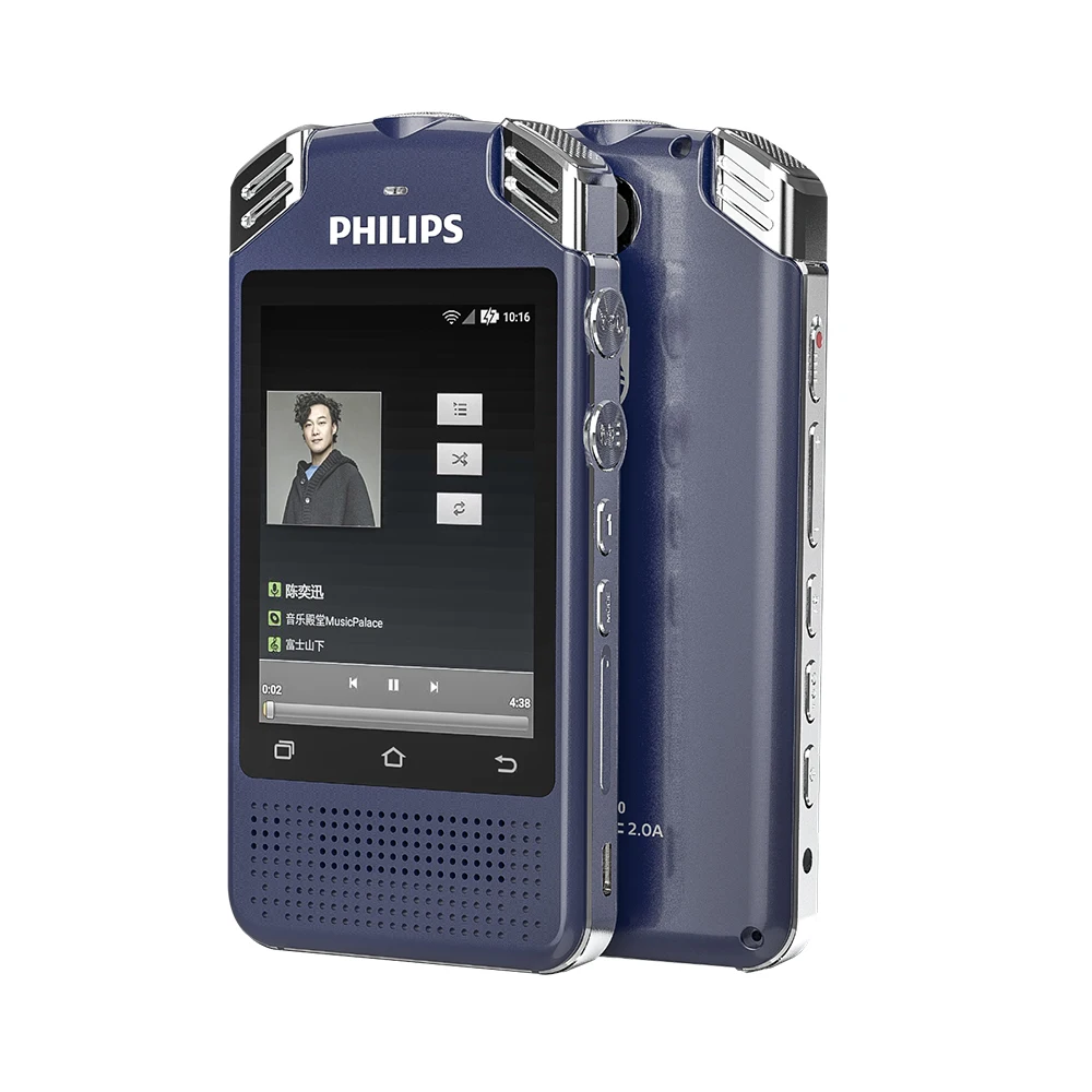 Цифровой диктофон Philips WAV Wi Fi 4G Профессиональный с функцией переводчика на язык
