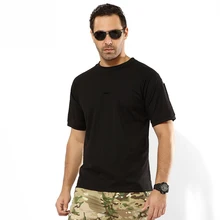 Мужские футболки, модные футболки для фитнеса высшего качества, мужские футболки для спорта на открытом воздухе, походная футболка, тактическая армейская Военная футболка черного цвета