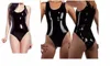 100% Latex Rubber Gummi Leotard Mould Body Swimsuit Black Latex Bodysuit ► Photo 1/5