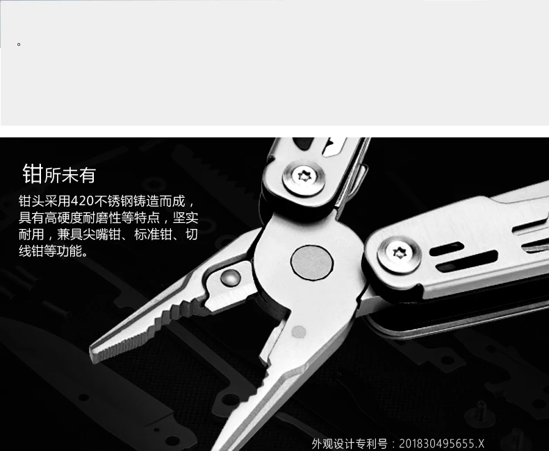 Faca Multitools Alicate Kits EDC Tesoura De