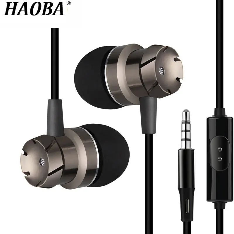 Aliexpress Buy HAOBA Sports Earphone Earbud In Ear With Wire