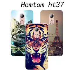 Новинка 2017 года поступление для HOMTOM ht37 Pro 4 г мобильный телефон 5,0 дюймов Чехол кошка Эйфелева башня милые животные идеально дизайн Мода