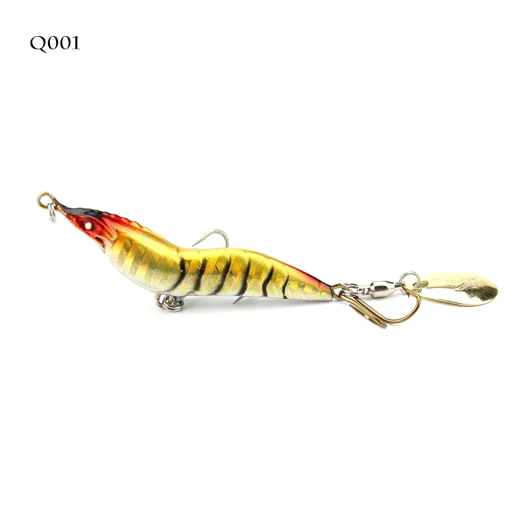 Kingdom Simulation Shrimp Fishing Lure 8.5g 14g 21g 28g Metal Fishing Spinner Bait Hard Lures China Model 4002 (5)