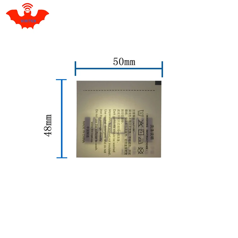 UHF RFID бирка Прачечная Одежда моющиеся печатные бирки 915 868 860-960 м Impinj Monza R6 EPC Gen2 6C смарт-карты пассивные RFID метки