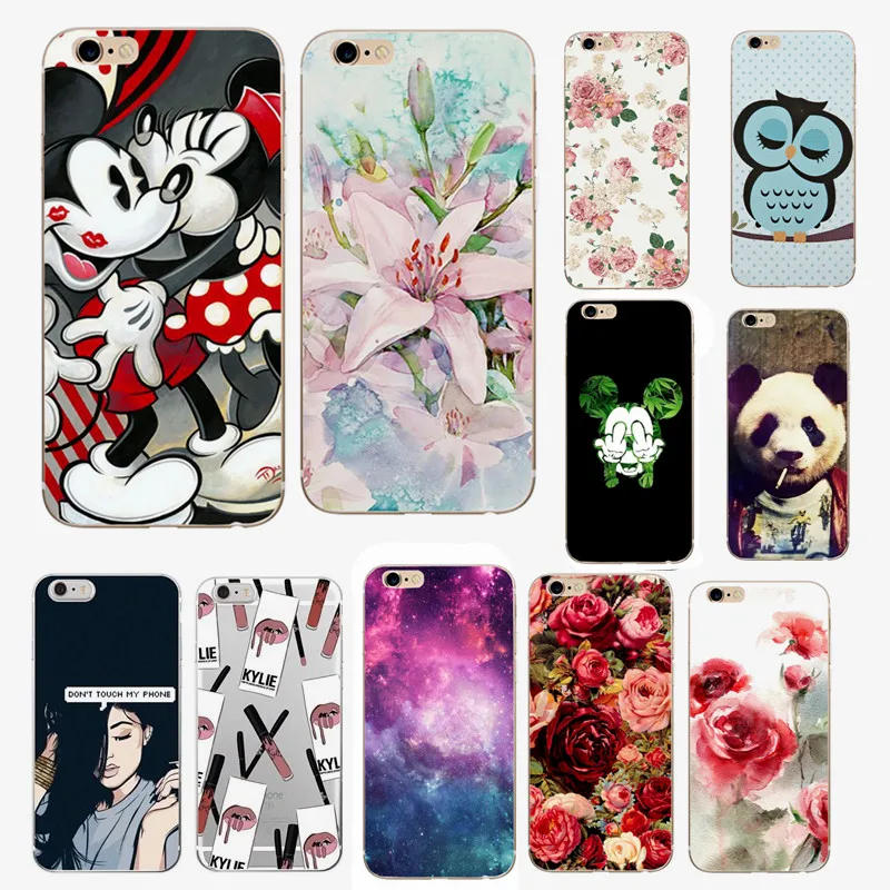 

Luxury Case For iPhone X XS Cartoon Soft Silicon TPU Back Cover For Coque iPhone 5s 5 s SE 6 6S 7 8 Plus Soft Phone Case Fundas