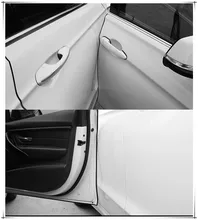 Diseño de coche puerta Anti colisión Trim de borde antirrayaduras Fundas protectoras para MG 3 6 ZS 2017 ZR Saab 9-2X 9-3 E 9-5 9-7X Accesorios