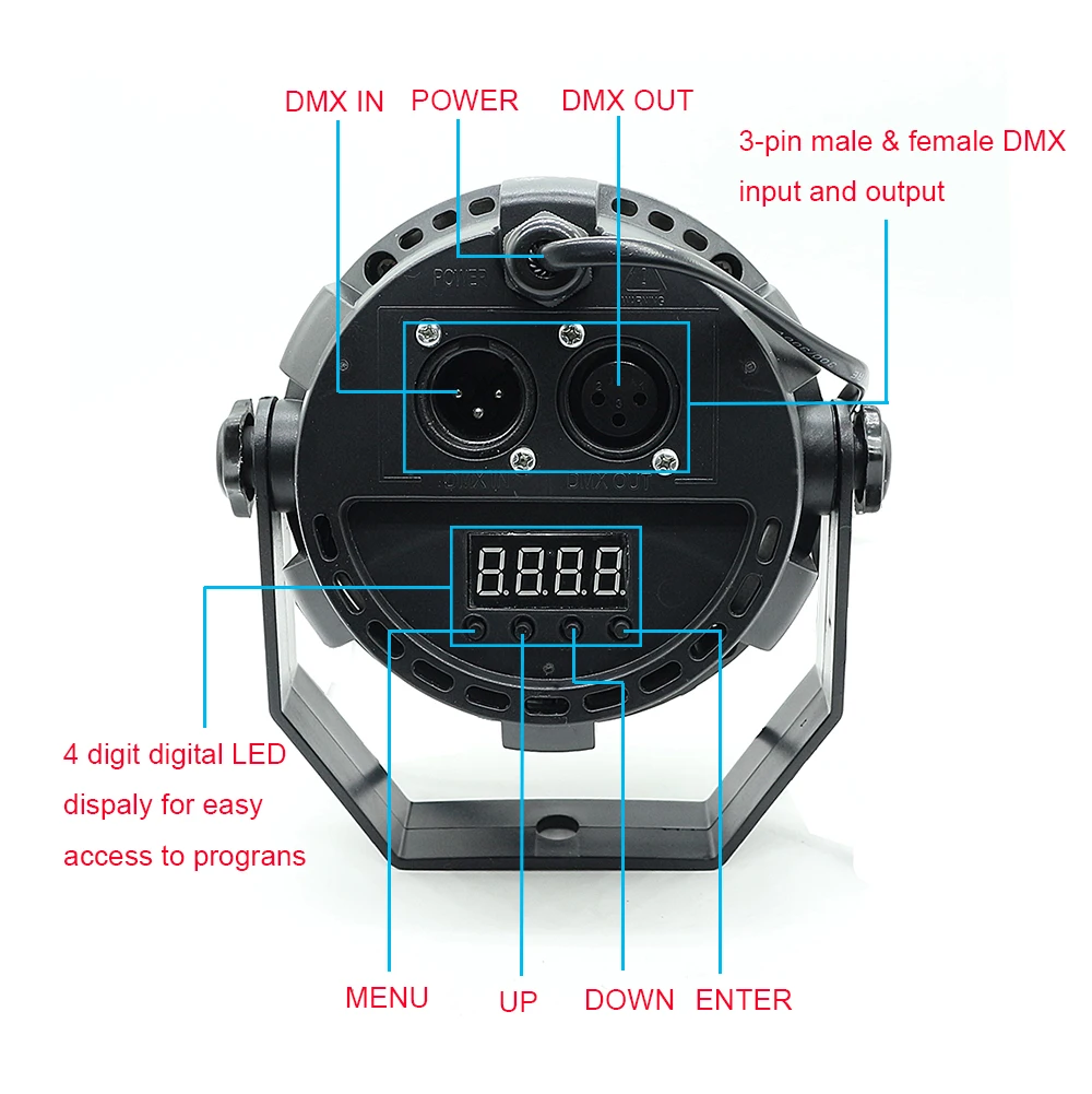 12 Вт rсветодио дный GBW LED сценическое освещение 8CH DMX-512 шт. светодио дный led сценический свет Par для лазерного вечерние проектора Вечеринка