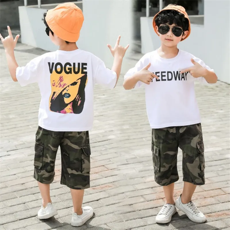 Big Boys Short Sleeve Set 2Pcs 3-14Years