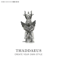 Подвеска со странным Кроликом, брендовые новые модные ювелирные изделия Томас Стиль Bijoux Панк 925 пробы Серебряный Подарок для Ts женщин и Rebel мужчин