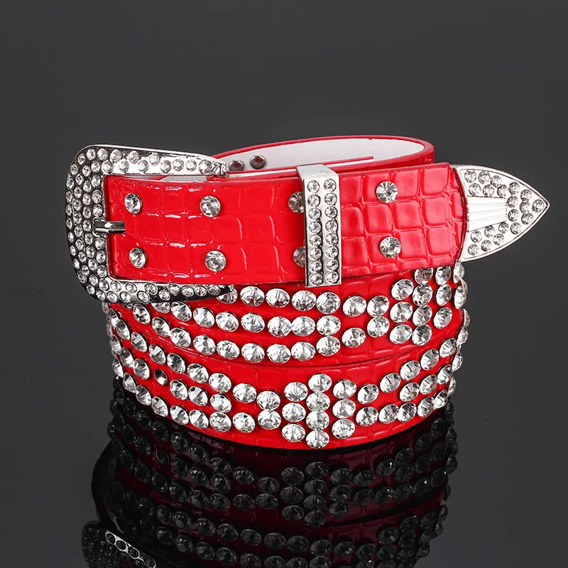 Новые Модные Роскошные hand made на пряжке с ремень со стразами широкие женские